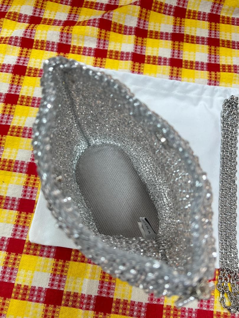 ANTEPRIMA シルバー スパンコール ショルダーバッグ