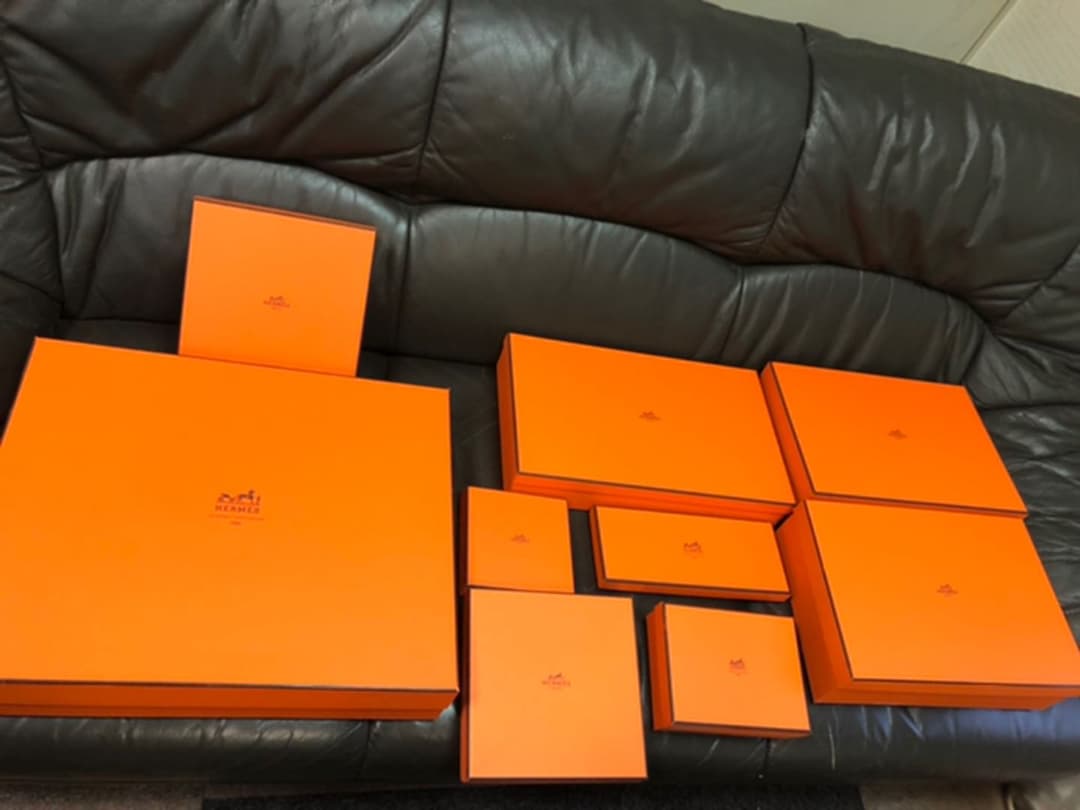 メ2899 エルメス空箱 9個 エルメス 空箱 9個 ㉝HERMES エルメス