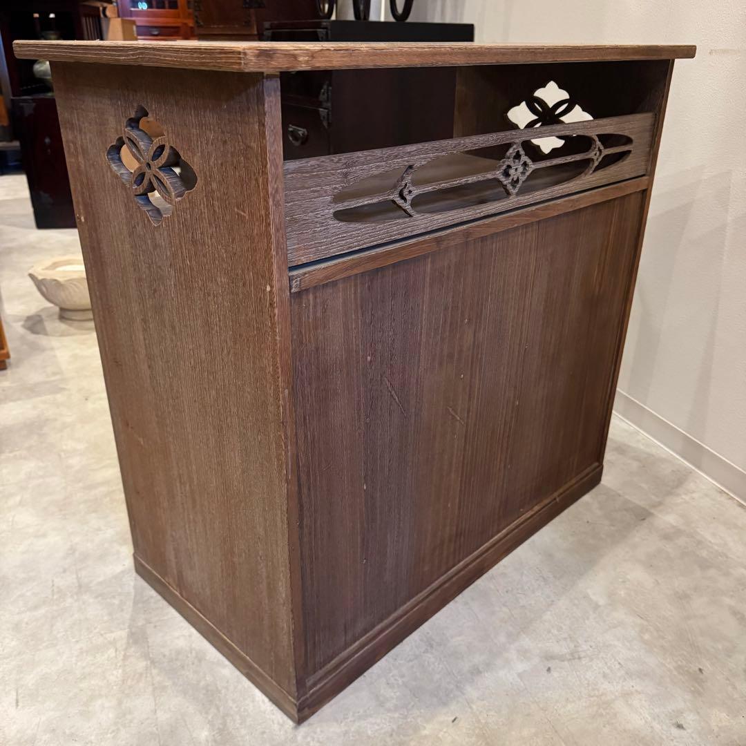珍品】和製アンティーク 東京銀座 鷲塚高等箪笥店 桐箪笥