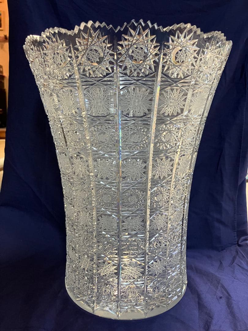 ボヘミアグラス　花瓶　大型 ボヘミアグラス 花瓶 大型 ボヘミアングラス花瓶 特大サイズ Amazon.co