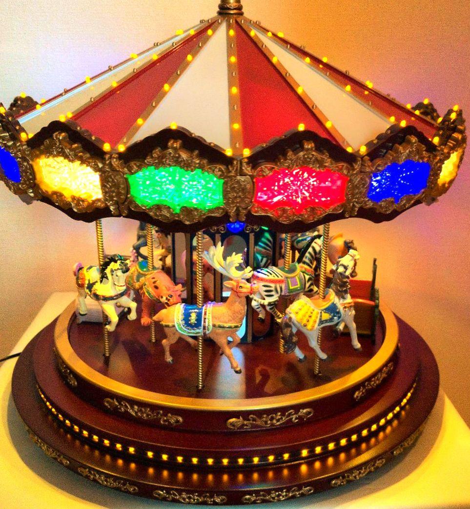 ミスタークリスマス カルーセル　メリーゴーランド　クリスマス　大型　オルゴール