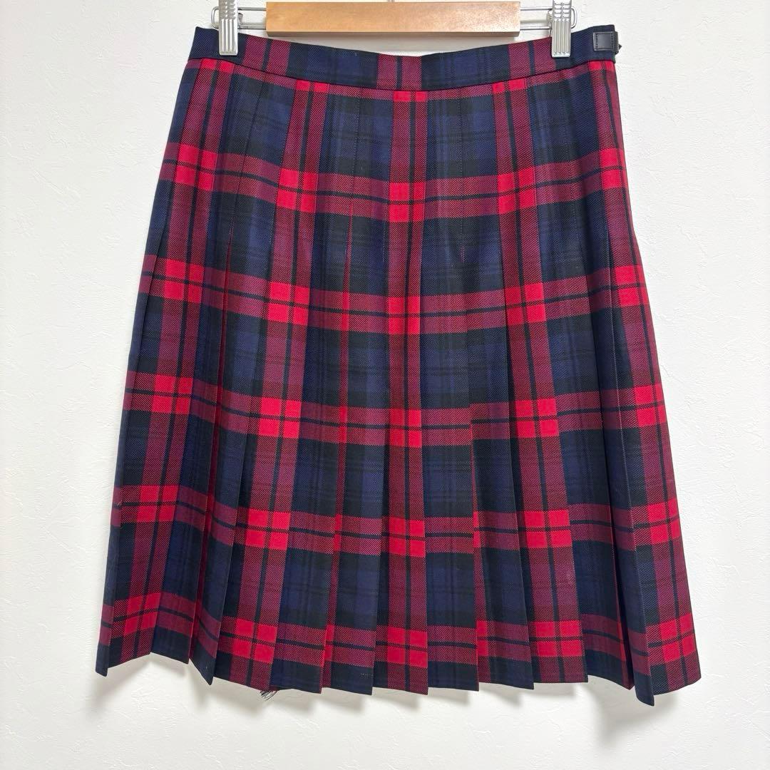 【タグ付未使用】オニールオブダブリン 大きいサイズ キルトスカート ラップ 牛革