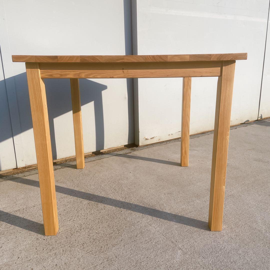 【希少】MUJI 良品計画 ダイニングテーブル 無印良品 タモ材テーブル