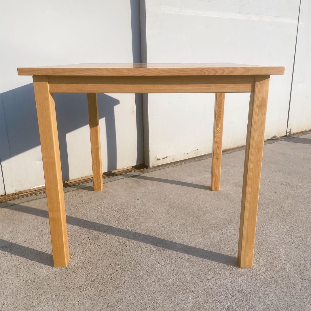 【希少】MUJI 良品計画 ダイニングテーブル 無印良品 タモ材テーブル