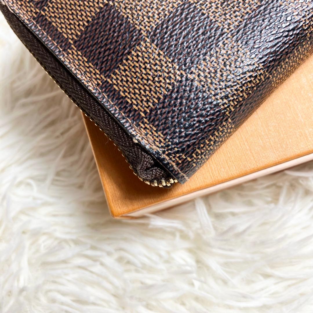 【美品】ルイヴィトン＊ダミエ ジッピー コンパクト N60028