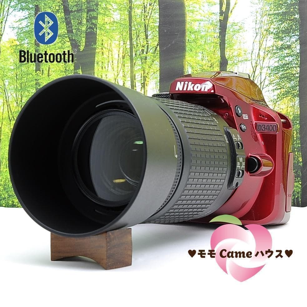 Nikon D3400☆スマホ転送機能付☆小型・軽量で高機能な一眼レフ