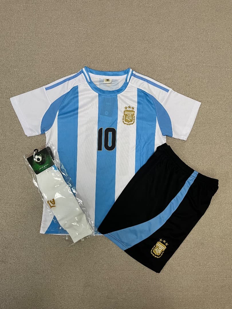 XLサイズ 2024年 アルゼンチン代表 ホーム メッシ ユニフォーム