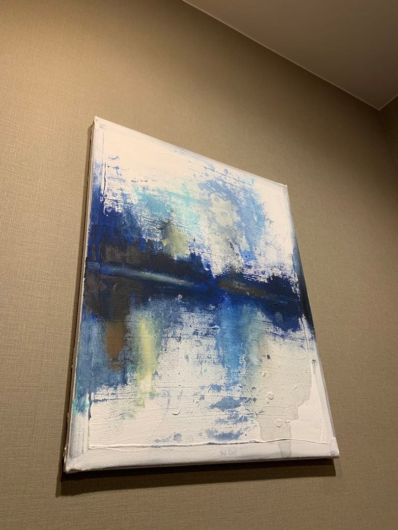 絵画　抽象画　モダンアート　インテリア　50 x 40 cm