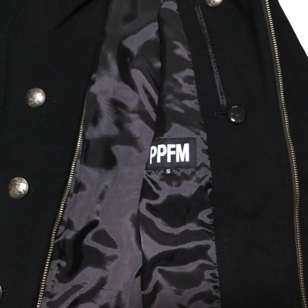 PPFM ピーピーエフエム ウール ナポレオンジャケット ブラック Sサイズ