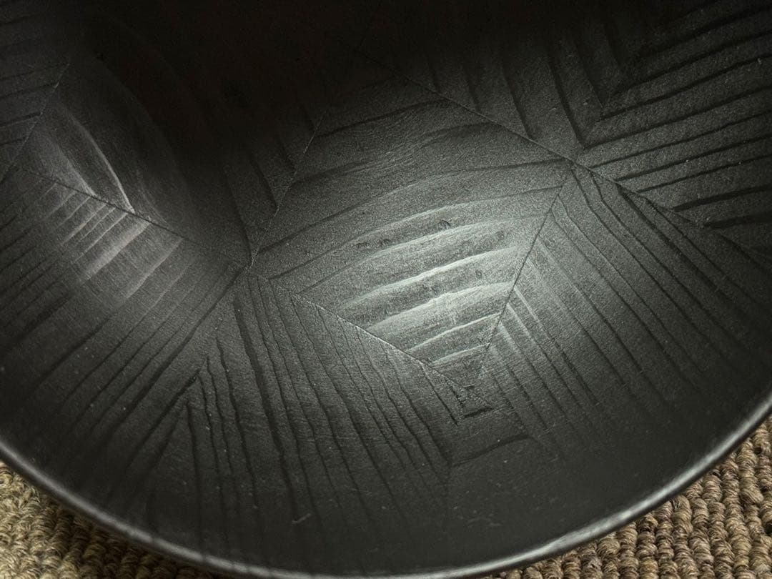 森下綾 椀 幾何学模様 天然木 漆