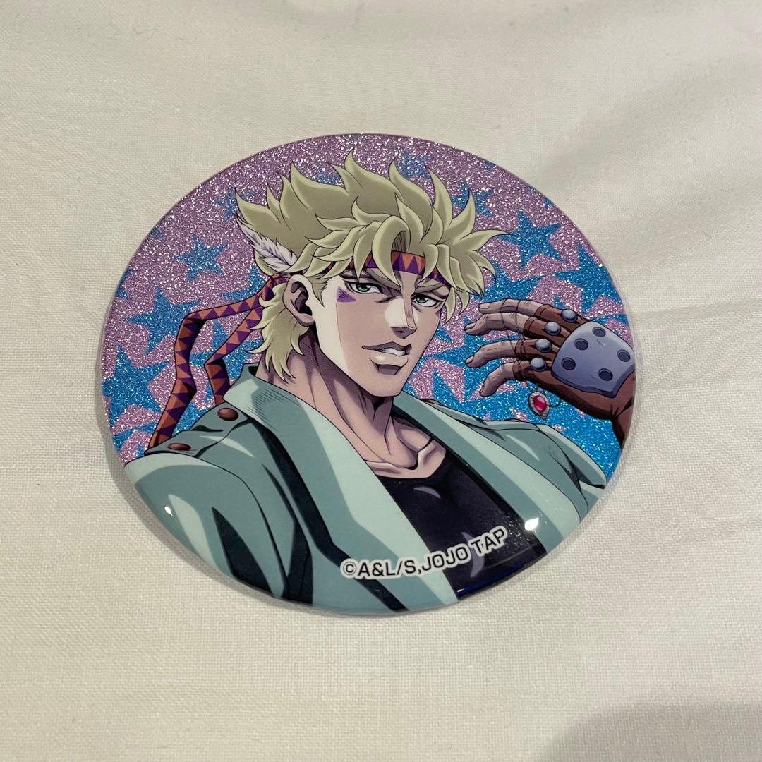 グリッター缶バッジ ジョジョワールド シーザー - メルカリ