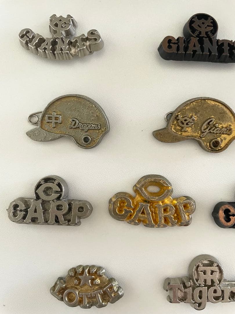 昭和50年(1975年)頃の金属製プロ野球ピンバッジ19コセット - メルカリ