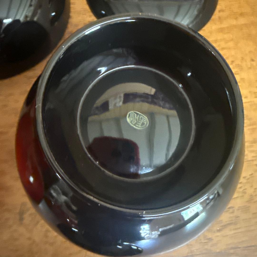 象彦　夫婦椀　塗り椀　美品