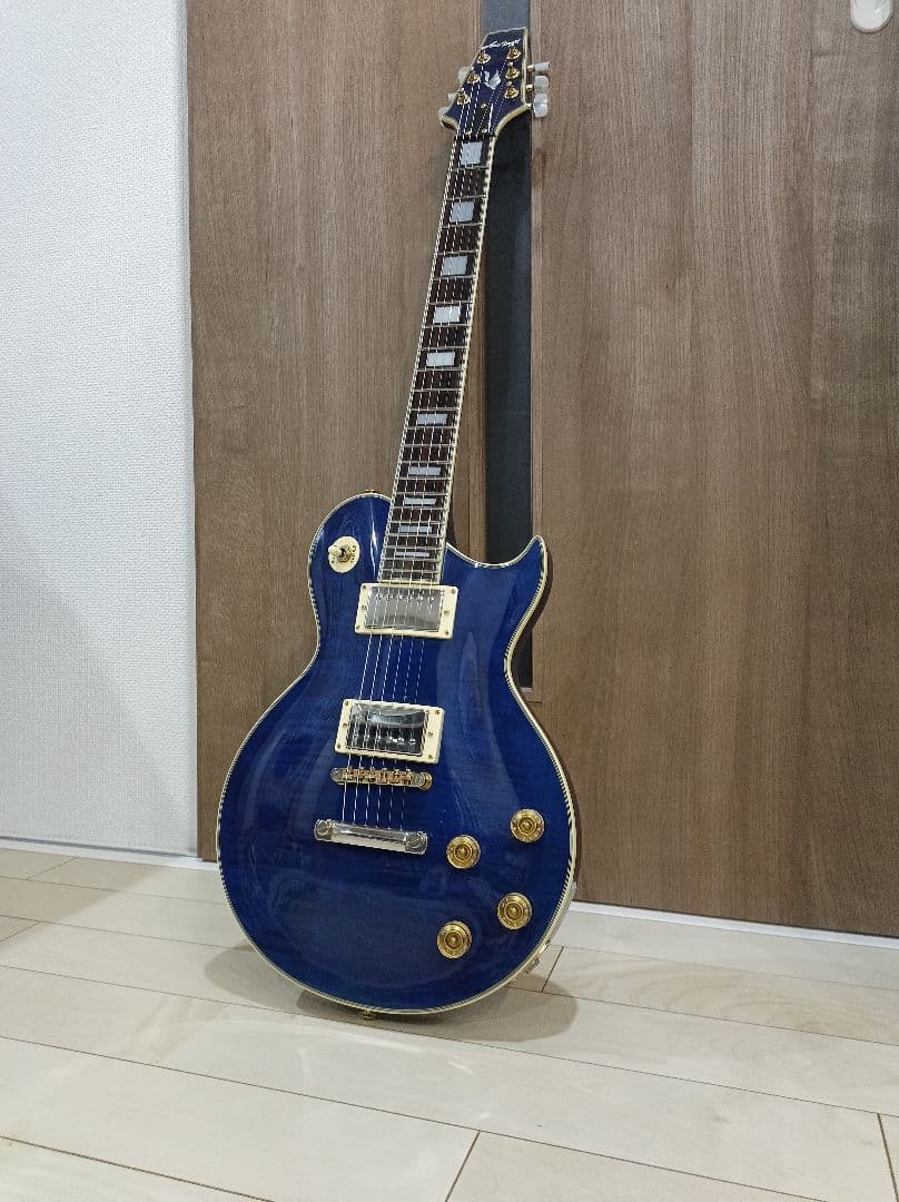 Aria Pro Ⅱ PE-DLX　ブルー　エレキギター 美品