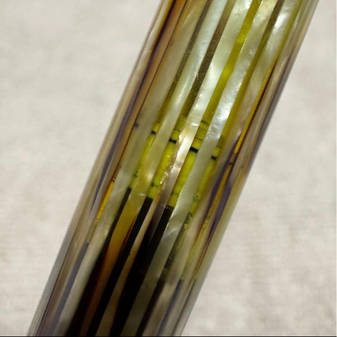 週末限定価格】ペリカン ヴィンテージ万年筆 #400 茶縞 1950年代 M