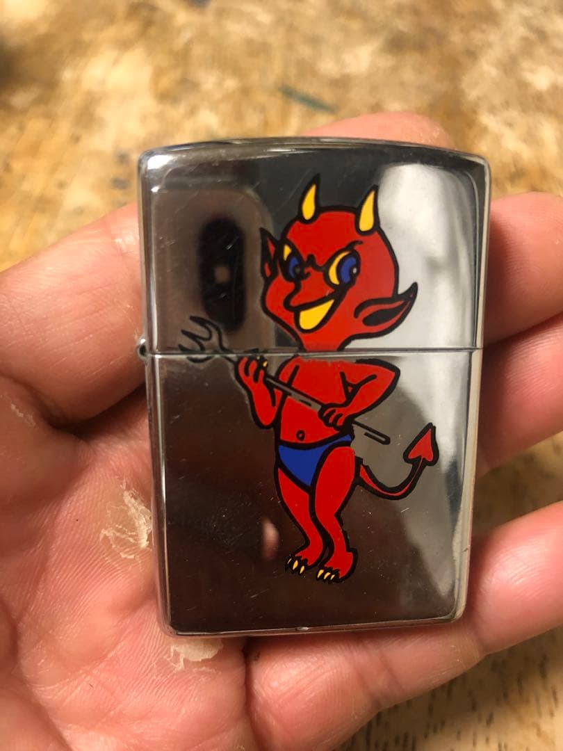 ビンテージ デビル 悪魔 Devil ZIPPO ライター ミッドセンチュリー