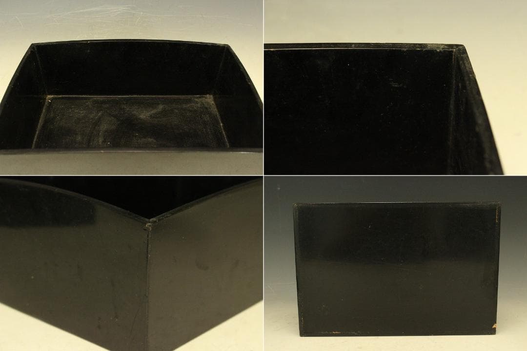 茶道具 六角 青磁 火入 煙草盆 一対 江戸末期-明治(A258)の通販はau