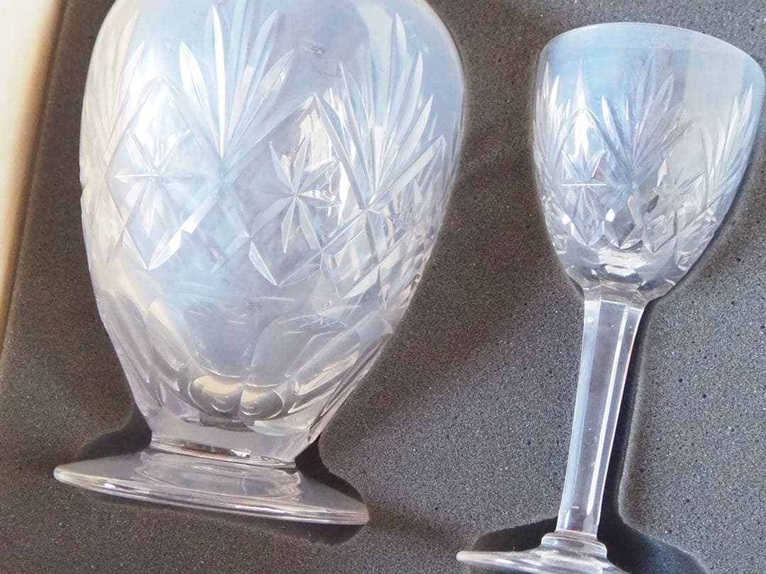 美品】CRISTALLERIE LORRAINE グラス デカンタ フランス製