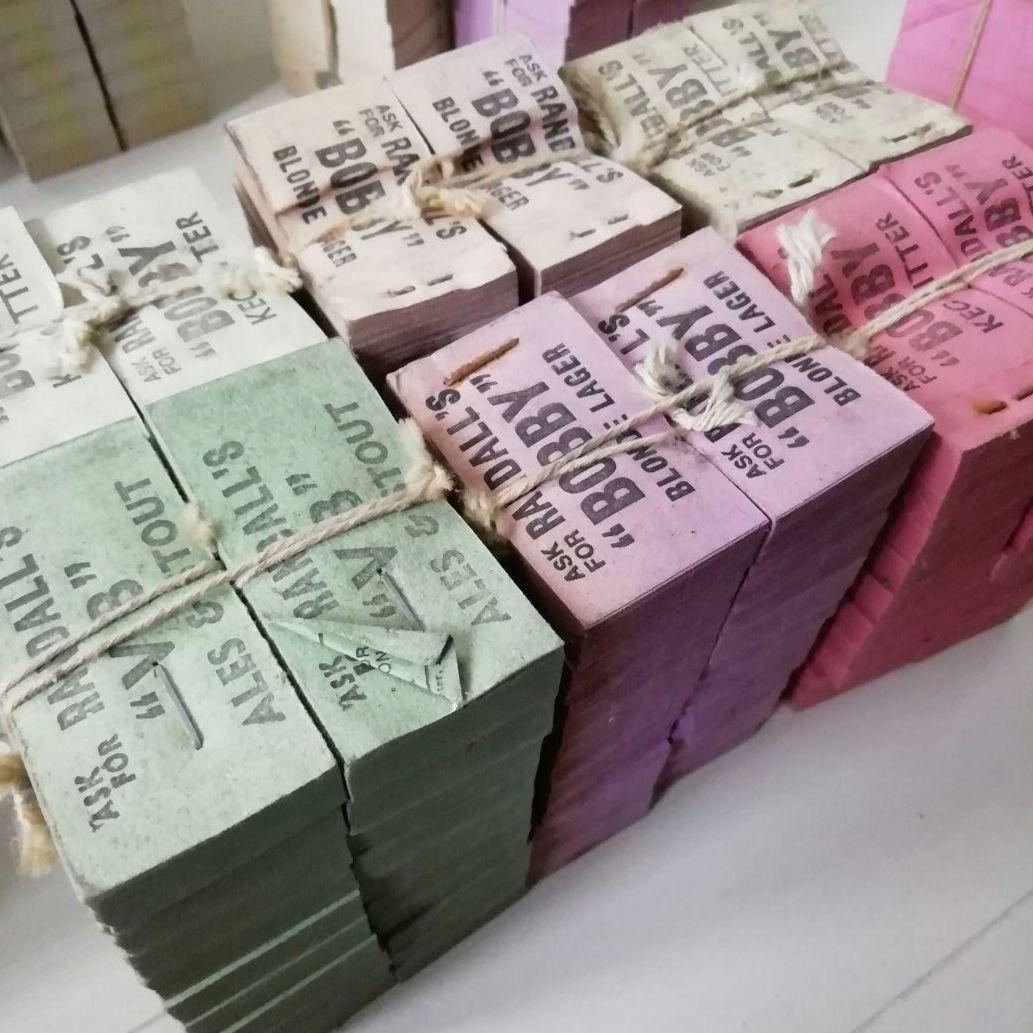 イギリスのバスチケット12冊セット　海外紙モノ　ジャンクジャーナル素材