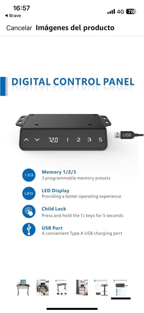 3/18 まで　ERGOMAKER 電動 昇降デスク