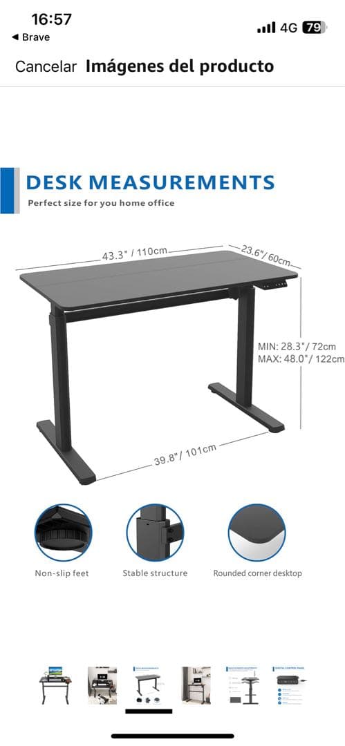 3/18 まで　ERGOMAKER 電動 昇降デスク