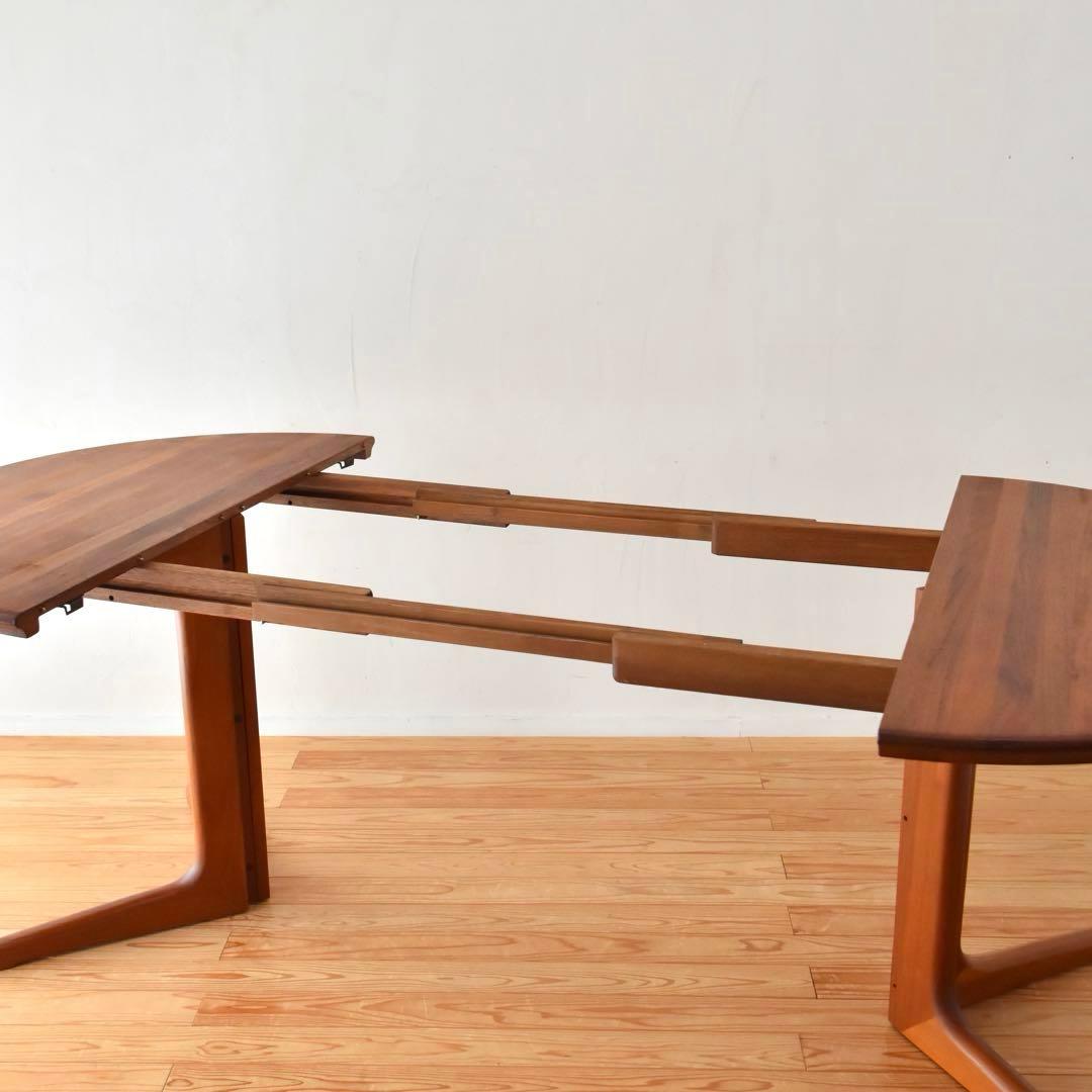 D-SCAN エクステンションテーブル　丸テーブル　チーク