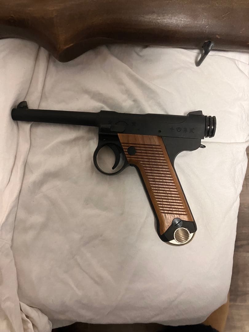 マルシン　南部14年式　前期型　ガスガン　最終値下げ マルシン・南部14年式 前期モデル エクセレントHW 6mmBBガスブロー