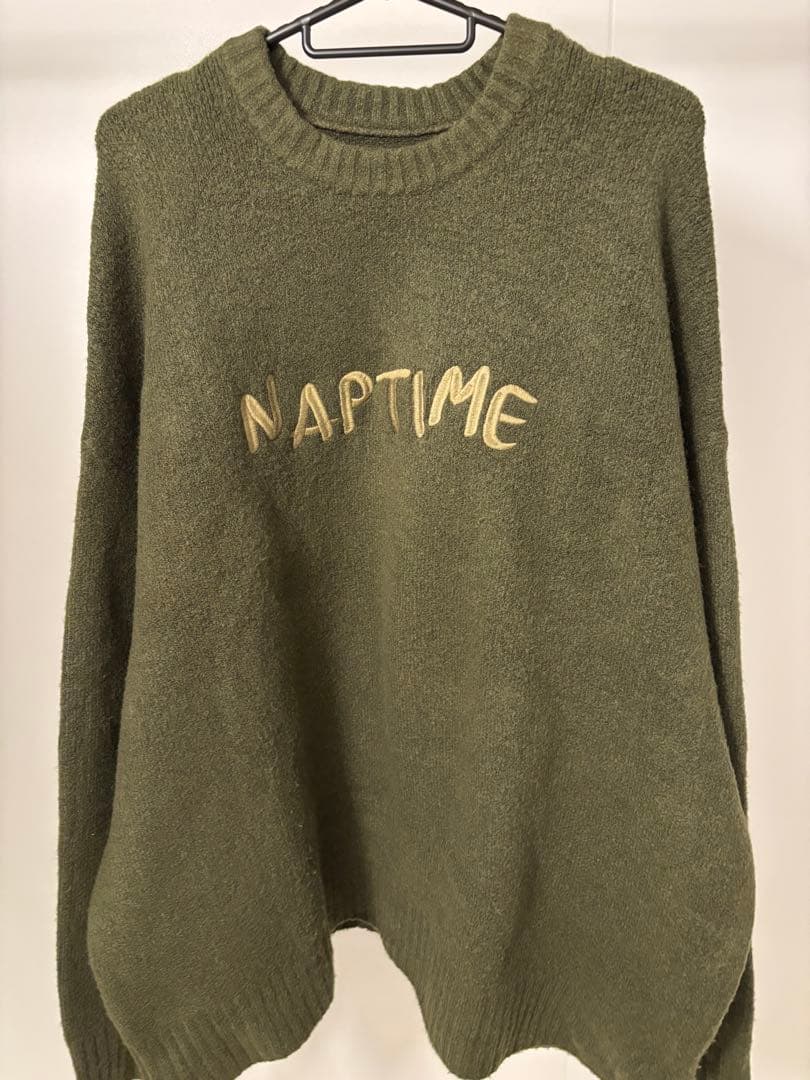 Naptime. ニットプルオーバー グレー Naptime.】 2025FW ニットプル