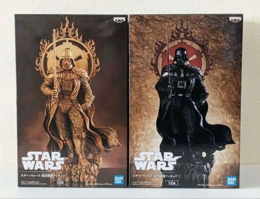 【新品・未開封】スターウォーズ ダース・ベイダー 暗黒彫像 スター・ウォーズ 暗黒彫像フィギュア ダースベイダー 全2種セット