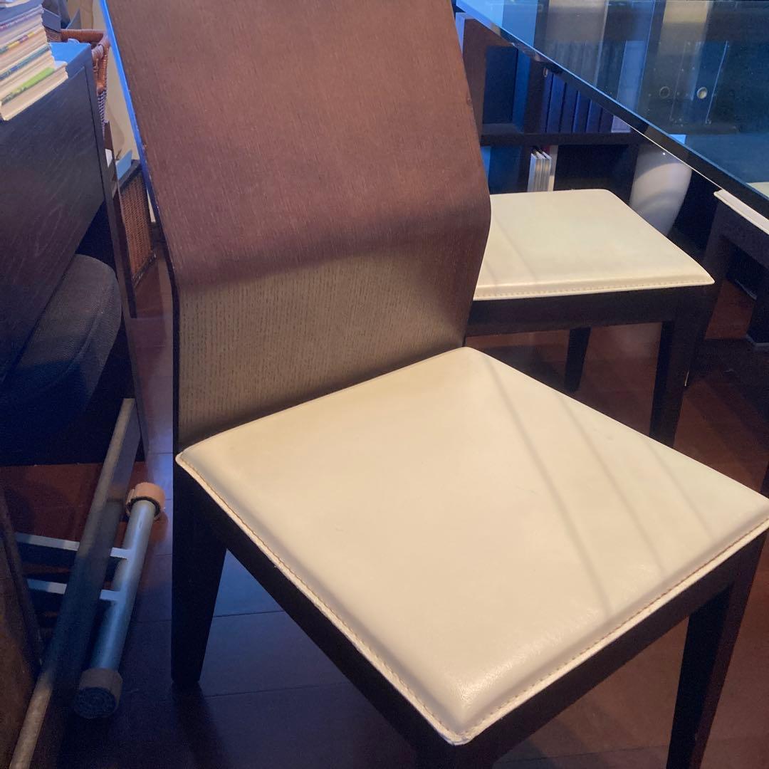 a-flat ガラス製ダイニングテーブル セット　4人用《モダン／オシャレ》