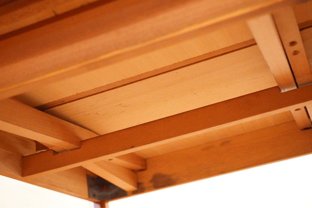 デンマーク ヴィンテージ ドローリーフ ダイニングテーブル 木製 チーク 北欧