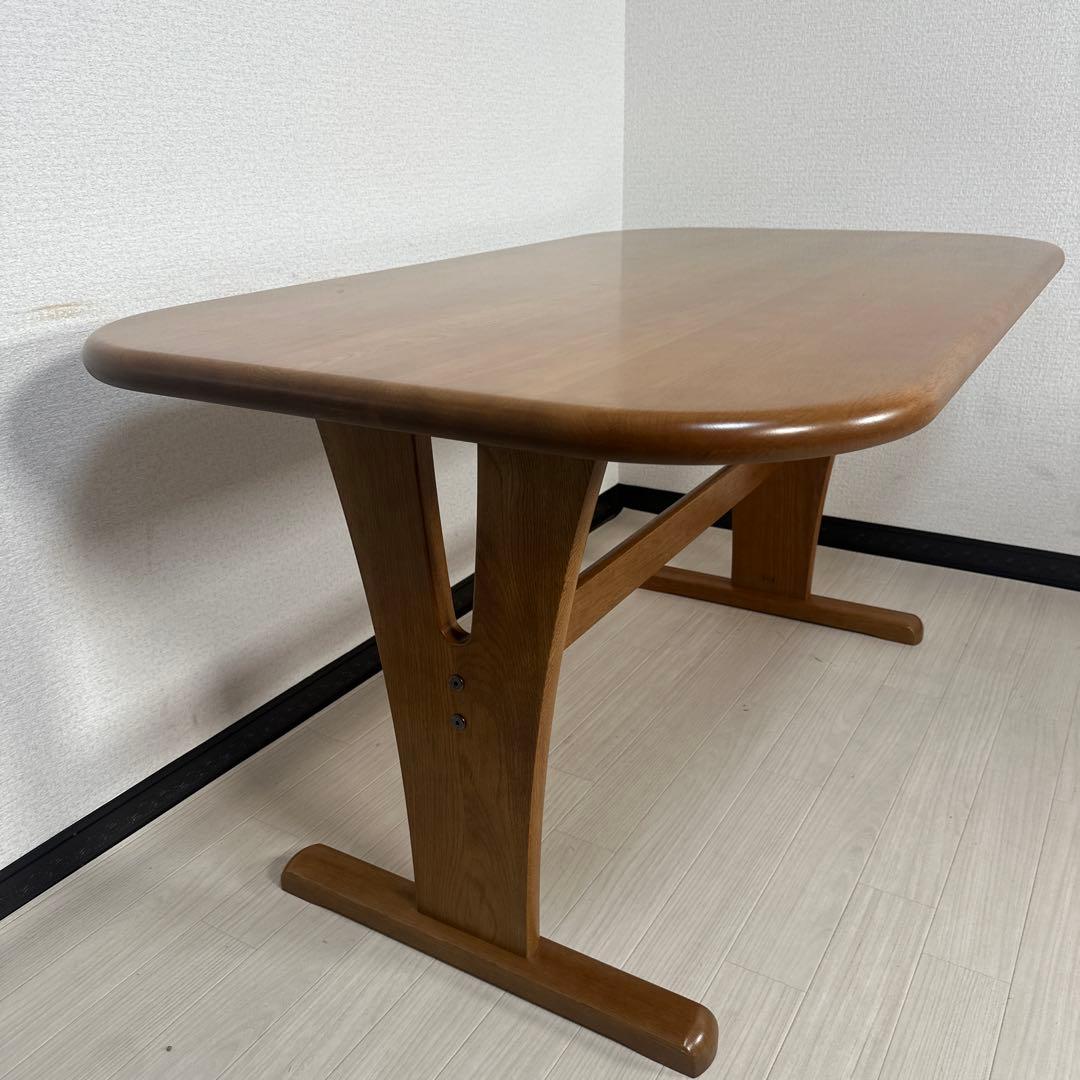 【展示品】浜本工芸 NDT-3510 無垢材 ダイニングテーブル ※i1※