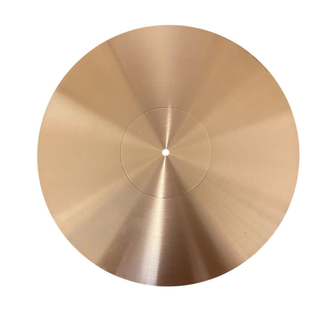 良品】マイクロ MICRO 銅 ターンテーブルシート ディスクプレート