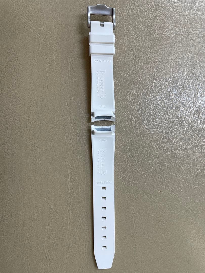 【試着のみ】RUBBER BホワイトラバーベルトロレックスヨットマスターM206