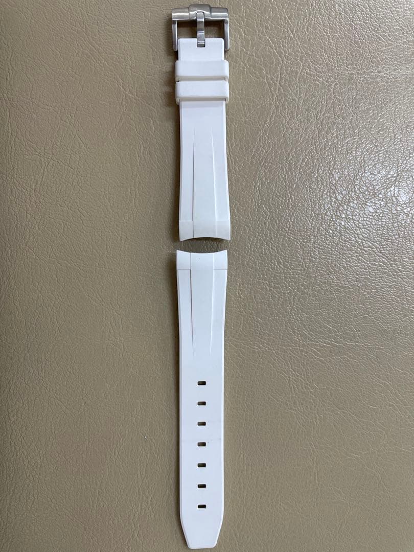 【試着のみ】RUBBER BホワイトラバーベルトロレックスヨットマスターM206