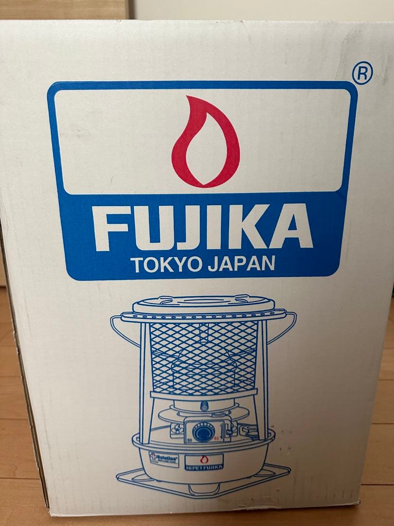 フジカハイペットストーブ 反射板付き ホワイト白