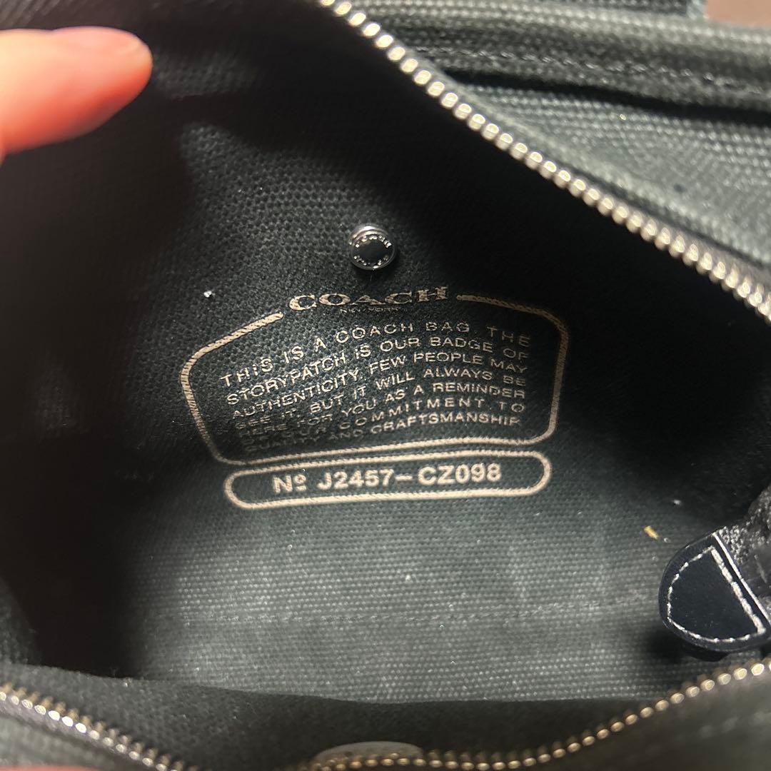 Coach ブラック ２wayショルダー＆トート