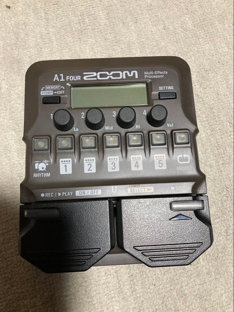 [美品][純正電源アダプターとPC用ケーブル付] ZOOM A1 FOUR