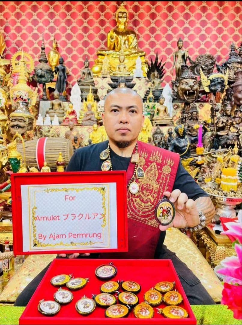 タイのお守り プラクルアン 5人女性精霊お守り 恋愛 幸運 金運 タイ