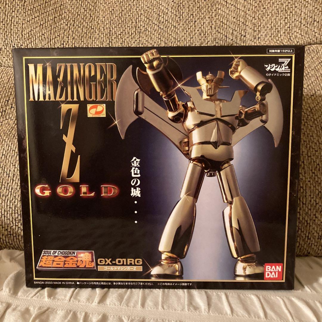 ショップ 【未開封】超合金魂 マジンガーz ゴールド GX-01RG 外箱のみ