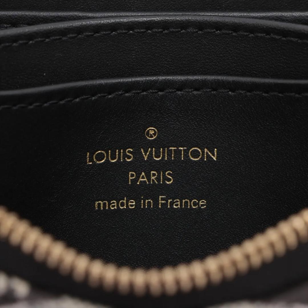 ルイヴィトン Since1854 ジッピー　パース M69997　黒×白