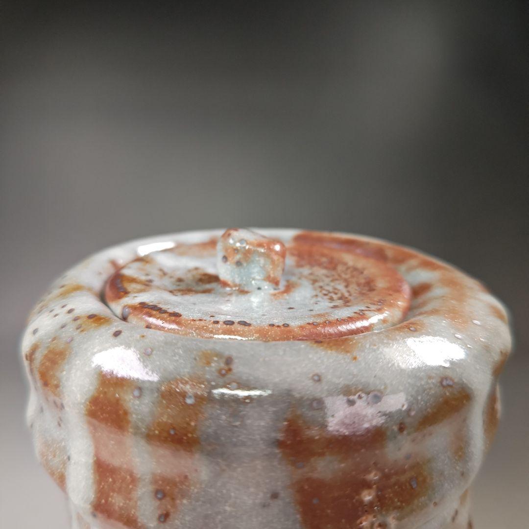 イ564 水指『向井一峰作』『鼠志野 水指 共箱』茶道具 - メルカリ