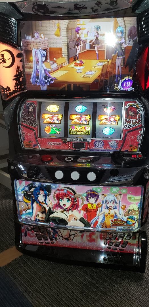 ♪パチスロ実機 マジカルハロウィン8 カボチャ特盛パネル ユニット付♪