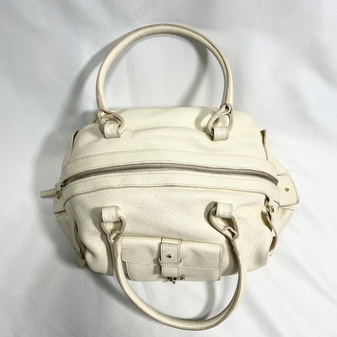 フェラガモ ボストンバッグ レザー ガンチーニ 金具 ロゴ 大容量 多機能