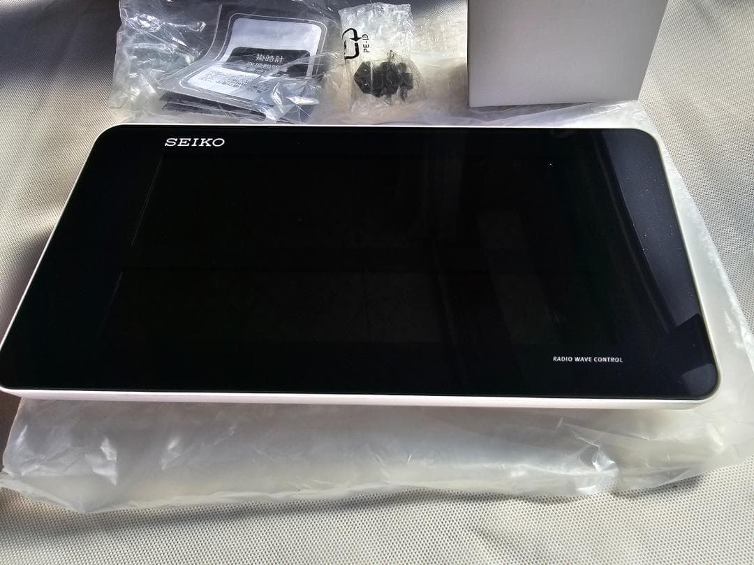 M2セイコー クロック 電波 デジタル シリーズC3 白 DL208W