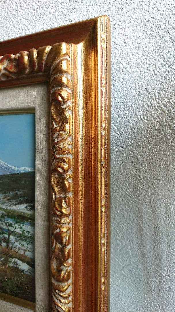 冬の妙高山麓 小川久雄画