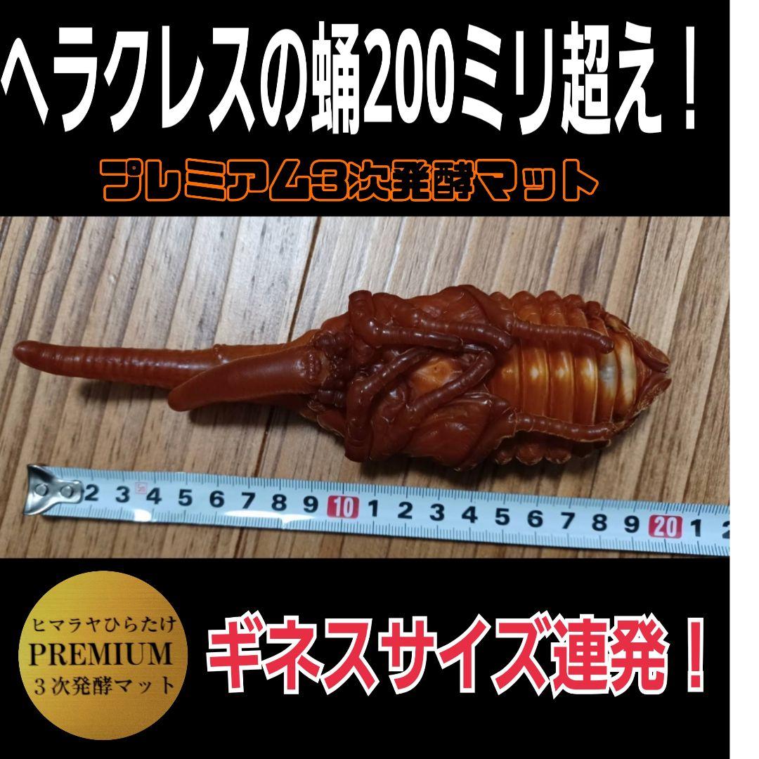プレミアム3次発酵カブトムシマット 100リットル ヘラクレス181ミリ