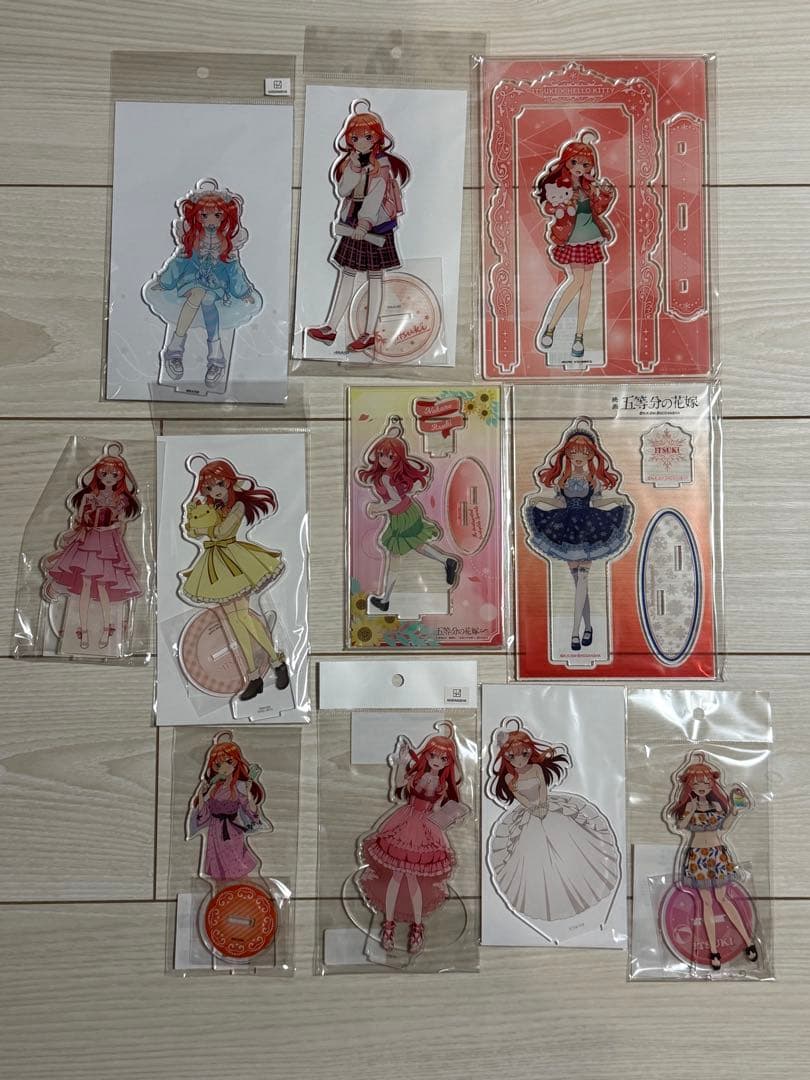 五等分の花嫁　中野五月グッズ　まとめ売り　アクリルスタンド等