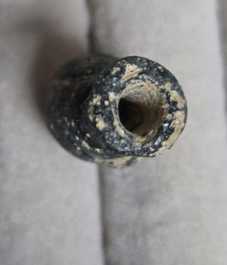 006 ビーズ トンボ玉 容器玉 小さなガラス壺 ！