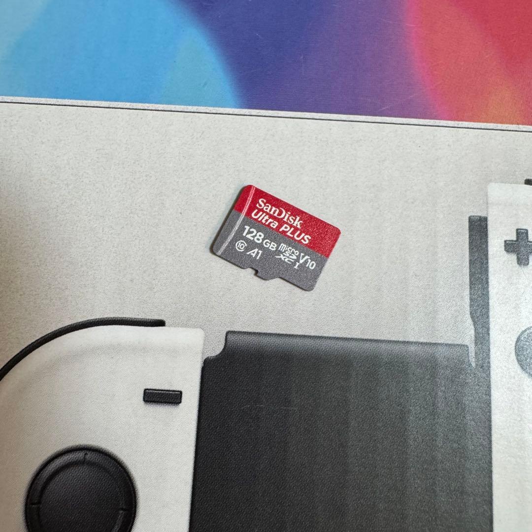 お得！Nintendo Switch 有機ELモデル + 128GBsdカード